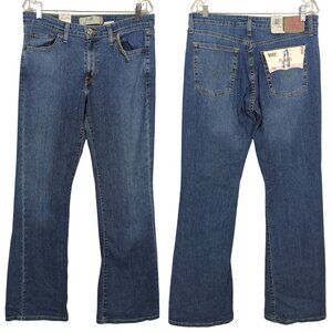 Vintage Y2K Levi’s 519 Flare Jeans Women’s Sz 13 Long Stretch Slim Fit Mid rise